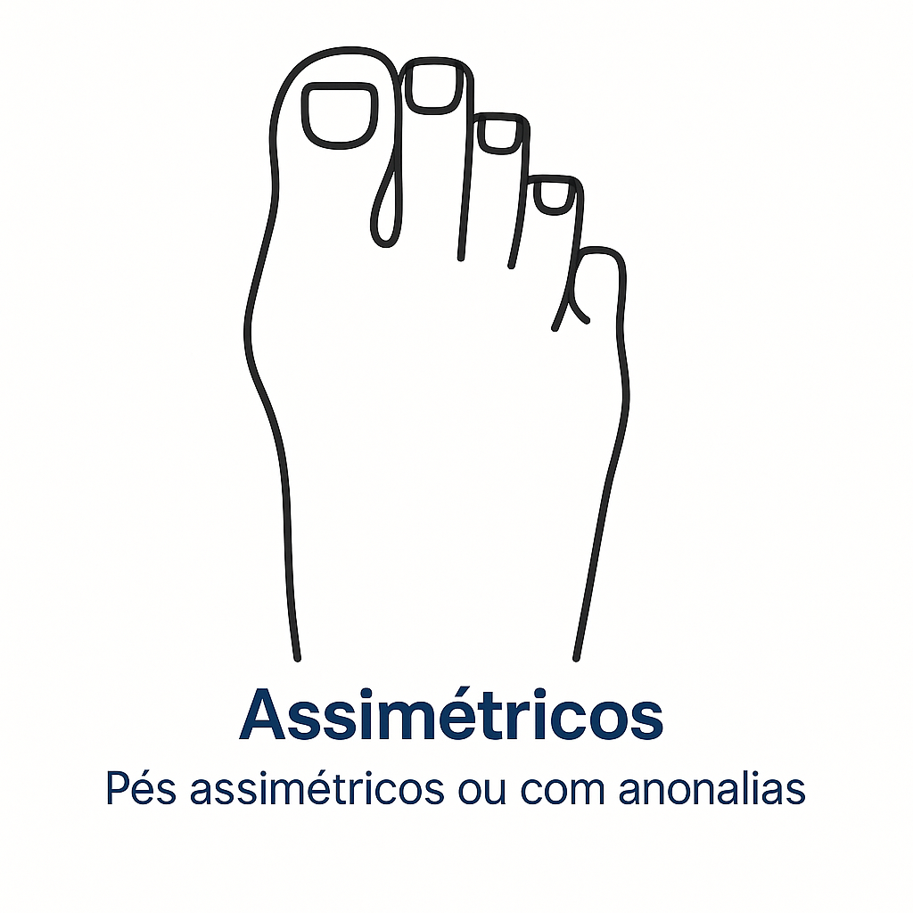 Pé Assimétrico